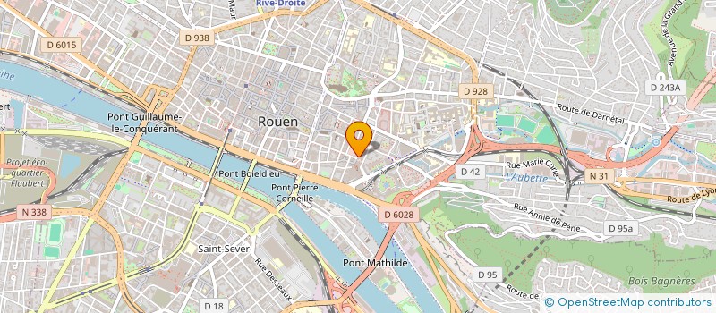 localisation de l'entreprise SCI BERTHELOT à ROUEN