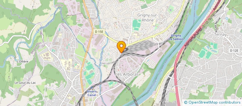 localisation de l'entreprise SCI BERTHELOT  GRIGNY