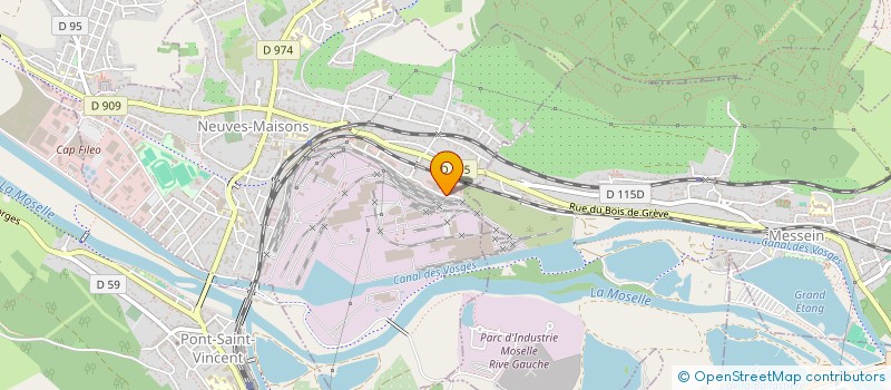 localisation de l'entreprise SCI BERTHELOT  NEUVES-MAISONS