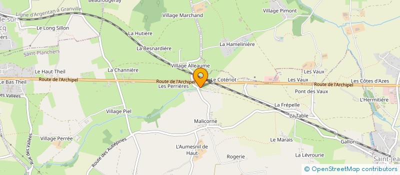 localisation de l'entreprise SCI BERTHELOT-DREHER  SAINT-PLANCHERS