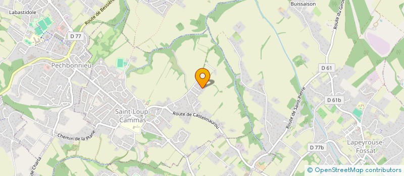 localisation de l'entreprise SCI BERTHERAT CAMUS  SAINT-LOUP-CAMMAS