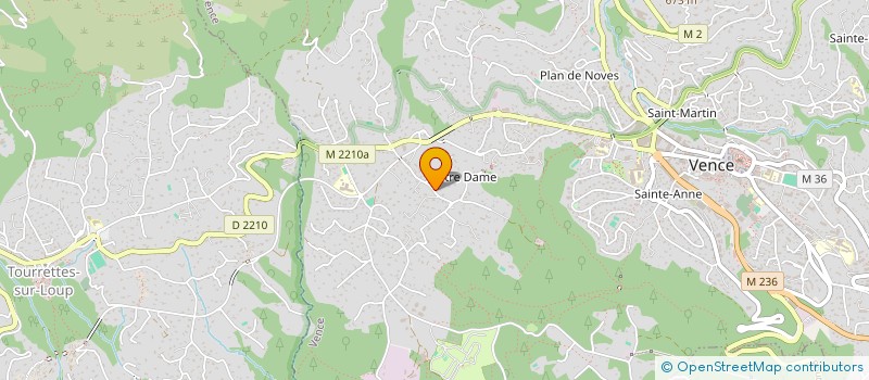 localisation de l'entreprise SCI BERTHET 2  VENCE