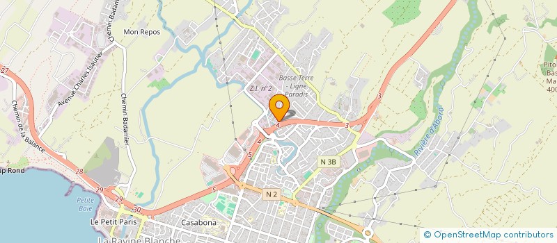 localisation de l'entreprise SCI BERTHEVIN à SAINT-PIERRE