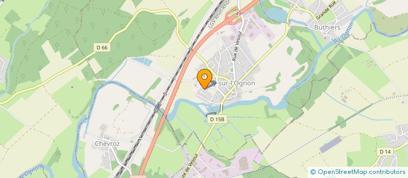 localisation de l'entreprise SCI BERTHIER  VORAY-SUR-L'OGNON