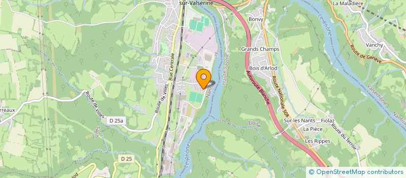 localisation de l'entreprise SCI BERTHIER HOULLEGATTE à VALSERHONE