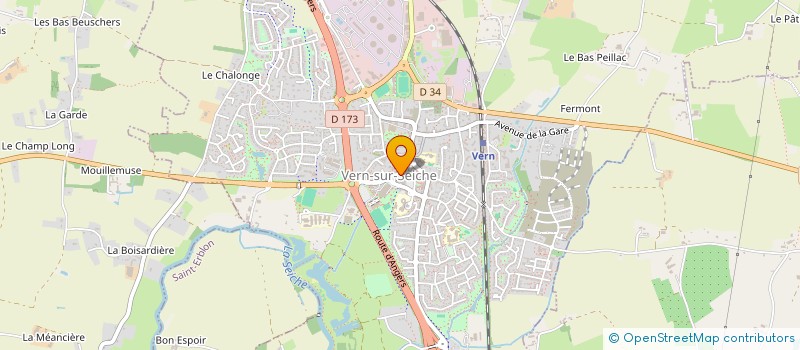 localisation de l'entreprise SCI BERTHIER OLIVIER  VERN-SUR-SEICHE