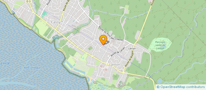 localisation de l'entreprise SCI BERTHILLON  LANTON