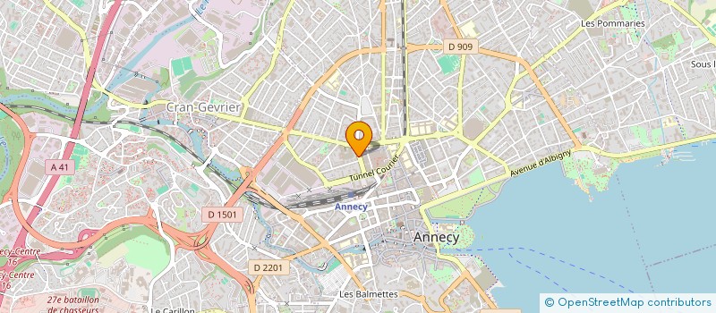 localisation de l'entreprise SCI BERTHOLLET V 2 à ANNECY