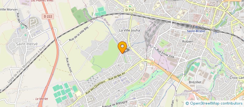 localisation de l'entreprise SCI BERTHOME  PLOUFRAGAN