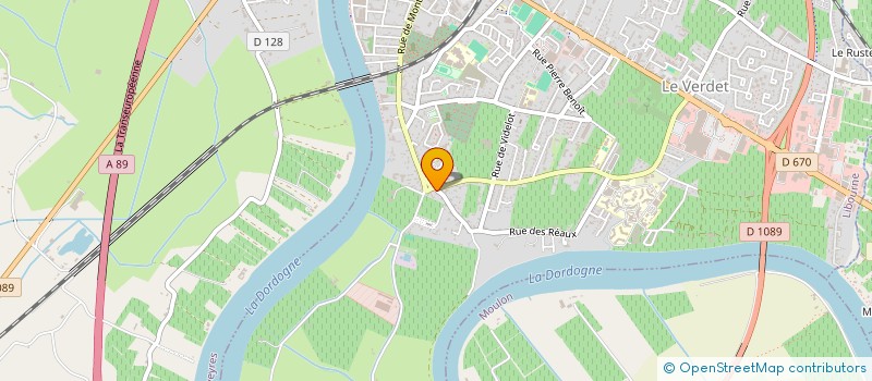 localisation de l'entreprise SCI BERTHONNEAU  LIBOURNE