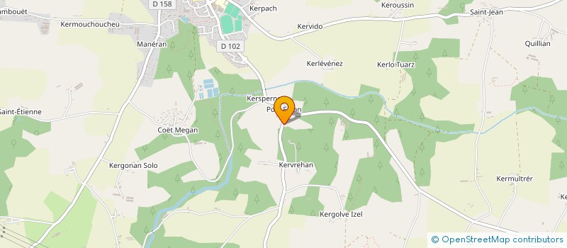 localisation de l'entreprise SCI BERTHOU  LANGUIDIC