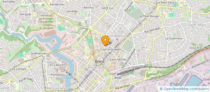 localisation de l'entreprise SCI BERTHOU HELIES  BREST