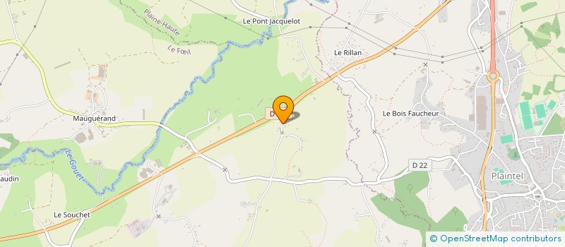 localisation de l'entreprise SCI BERTHOUAN  SAINT-BRANDAN