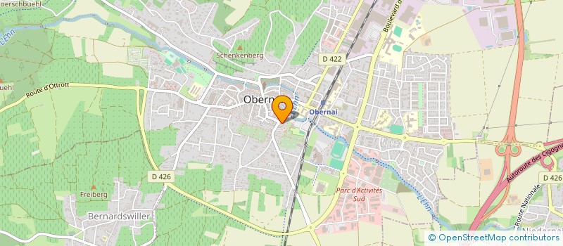 localisation de l'entreprise SCI BERTHOUD à OBERNAI