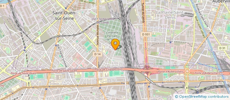 localisation de l'entreprise SCI BERTHOUD 53 à SAINT-OUEN-SUR-SEINE