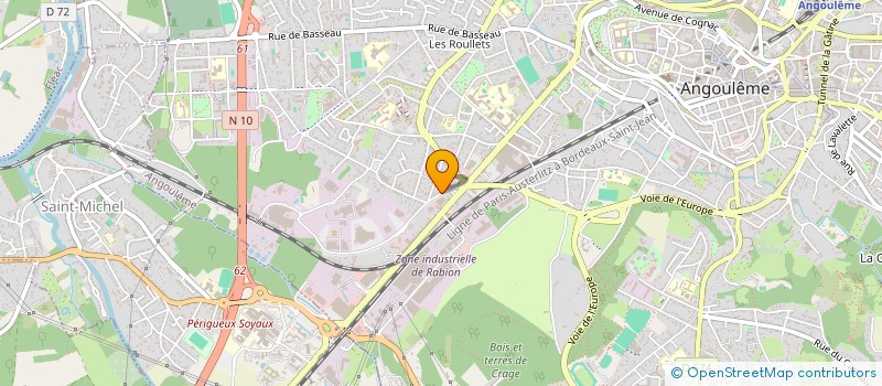 localisation de l'entreprise SCI BERTI à ANGOULEME