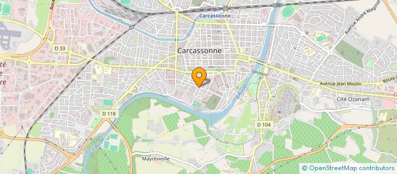 localisation de l'entreprise SCI BERTI à CARCASSONNE
