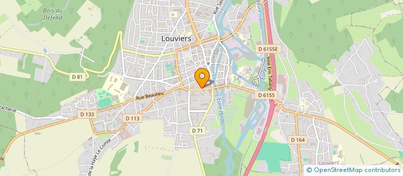 localisation de l'entreprise SCI BERTICHOU à LOUVIERS