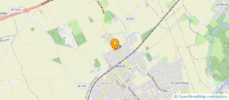 localisation de l'entreprise SCI BERTIER PERCHE  WAVRIN