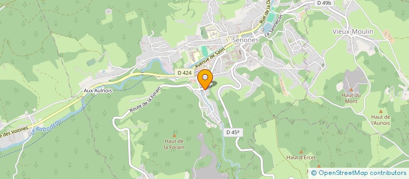 localisation de l'entreprise SCI BERTILLE  SENONES