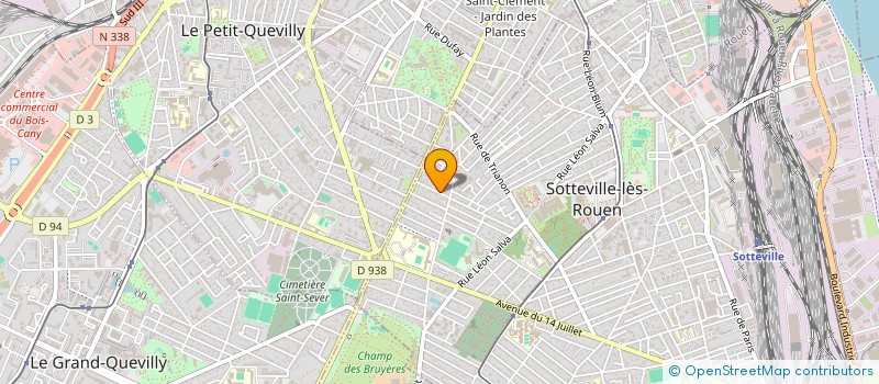 localisation de l'entreprise SCI BERTILLE ET LEON  SOTTEVILLE-LES-ROUEN