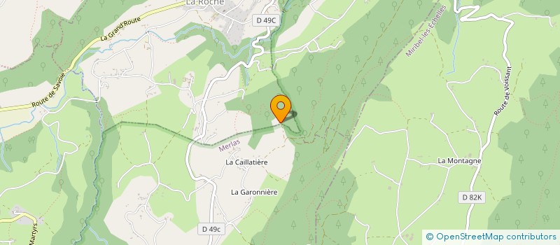 localisation de l'entreprise SCI BERTIME  SAINT-GEOIRE-EN-VALDAINE