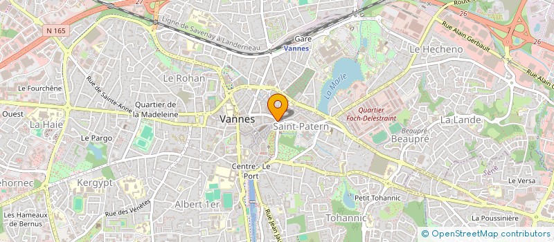 localisation de l'entreprise SCI BERTIN à VANNES