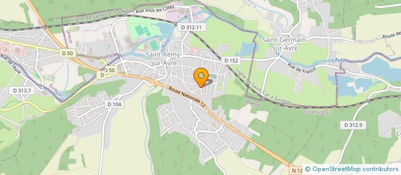 localisation de l'entreprise SCI BERTIN à SAINT-REMY-SUR-AVRE