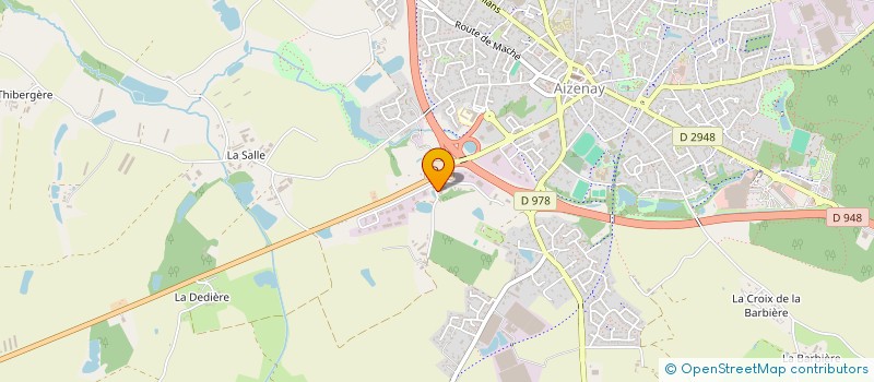 localisation de l'entreprise SCI BERTIN  AIZENAY