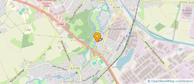 localisation de l'entreprise SCI BERTIN IMMOBILIER  ARQUES