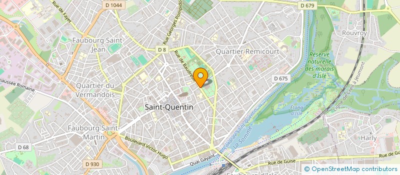 localisation de l'entreprise SCI BERTIN PERROT à SAINT-QUENTIN