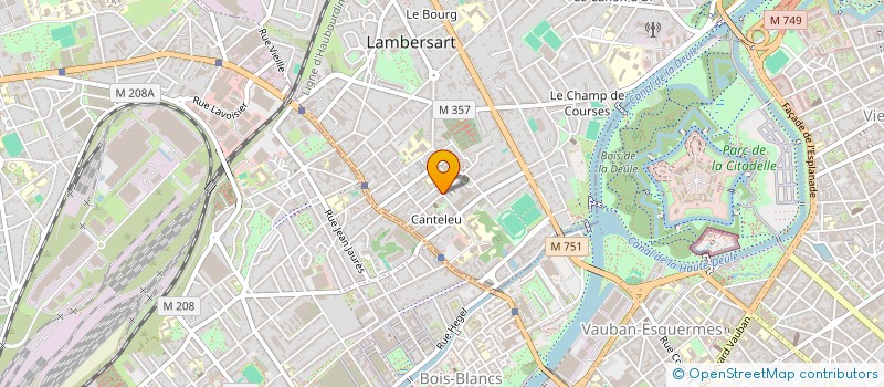 localisation de l'entreprise SCI BERTIN VAUBAN à LAMBERSART