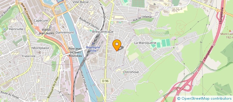 localisation de l'entreprise SCI BERTINGHEN à BOULOGNE-SUR-MER