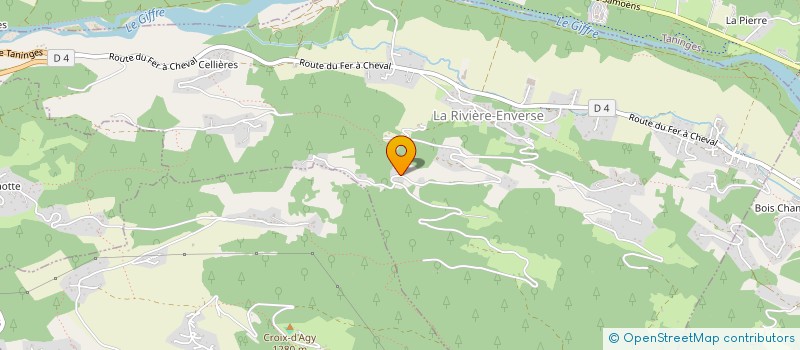 localisation de l'entreprise SCI BERTOINE  LA RIVIERE-ENVERSE