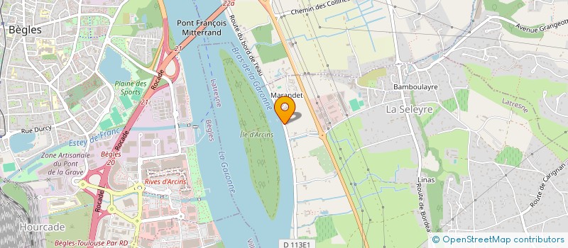 localisation de l'entreprise SCI BERTON  LATRESNE