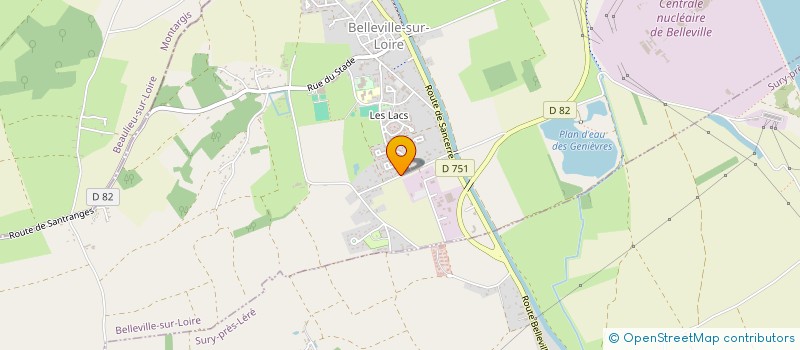 localisation de l'entreprise SCI BERTON  BELLEVILLE-SUR-LOIRE