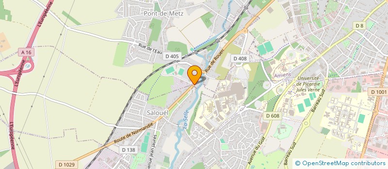 localisation de l'entreprise SCI BERTON  SALOUEL