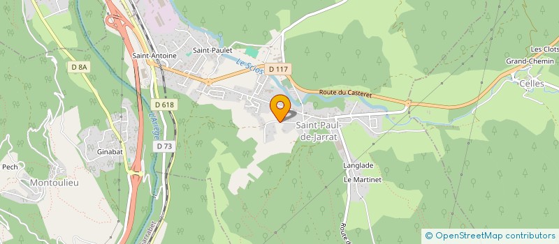 localisation de l'entreprise SCI BERTONIMMO à SAINT-PAUL-DE-JARRAT