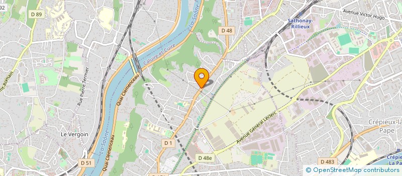 localisation de l'entreprise SCI BERTOT  CALUIRE-ET-CUIRE