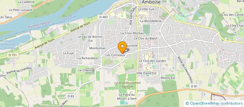localisation de l'entreprise SCI BERTOUR  MONTLOUIS-SUR-LOIRE