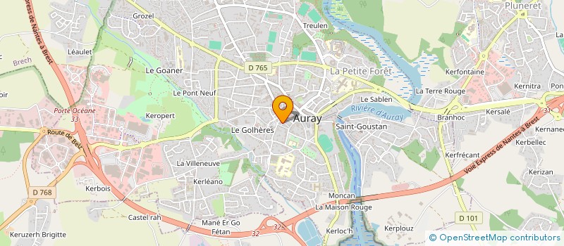 localisation de l'entreprise SCI BERTOUR à AURAY