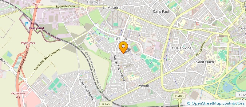 localisation de l'entreprise SCI BERTRAND  CAEN