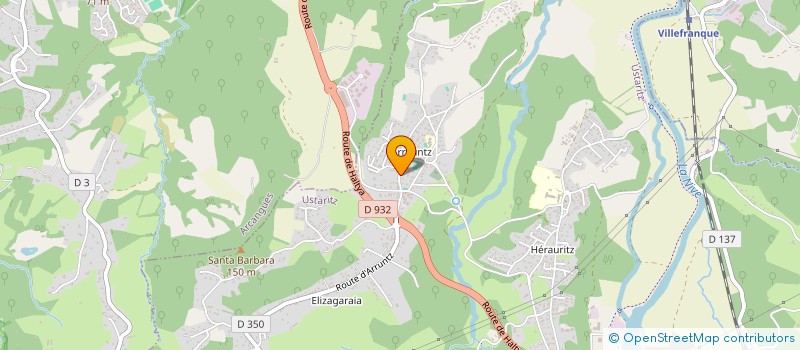 localisation de l'entreprise SCI BERTRAND  USTARITZ