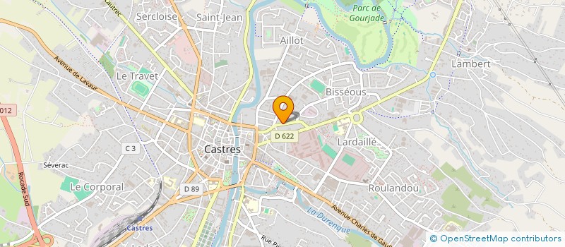 localisation de l'entreprise SCI BERTRAND  CASTRES