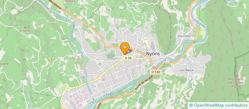 localisation de l'entreprise SCI BERTRAND BOUTONNET  NYONS