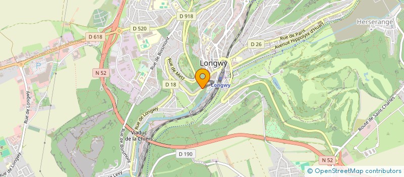 localisation de l'entreprise SCI BERTRAND-CLARENN à LONGWY