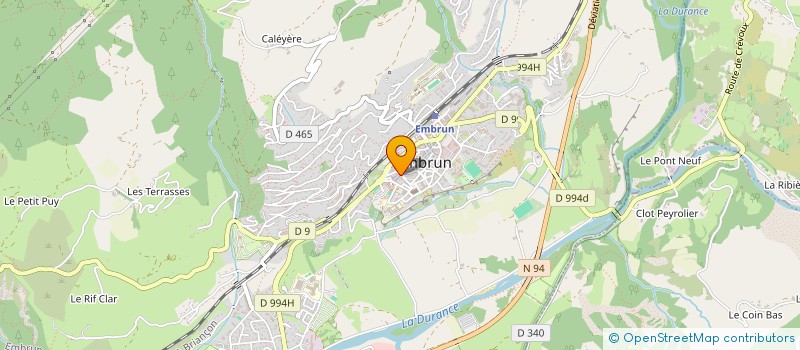 localisation de l'entreprise SCI BERTRAND-DUSSOUCHET à EMBRUN