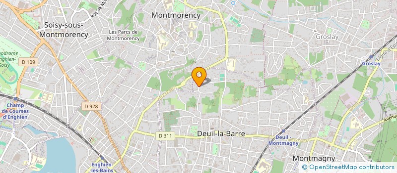 localisation de l'entreprise SCI BERTRAND ET FILS  DEUIL-LA-BARRE