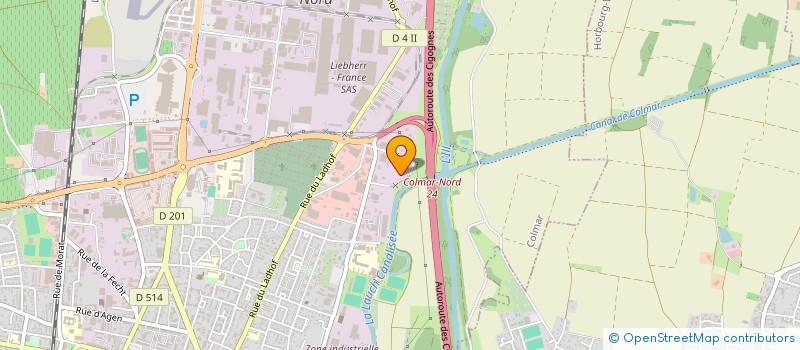 localisation de l'entreprise SCI BERTRAND ET FILS  COLMAR