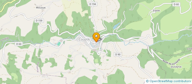 localisation de l'entreprise SCI BERTRAND FRERES  COUPIAC